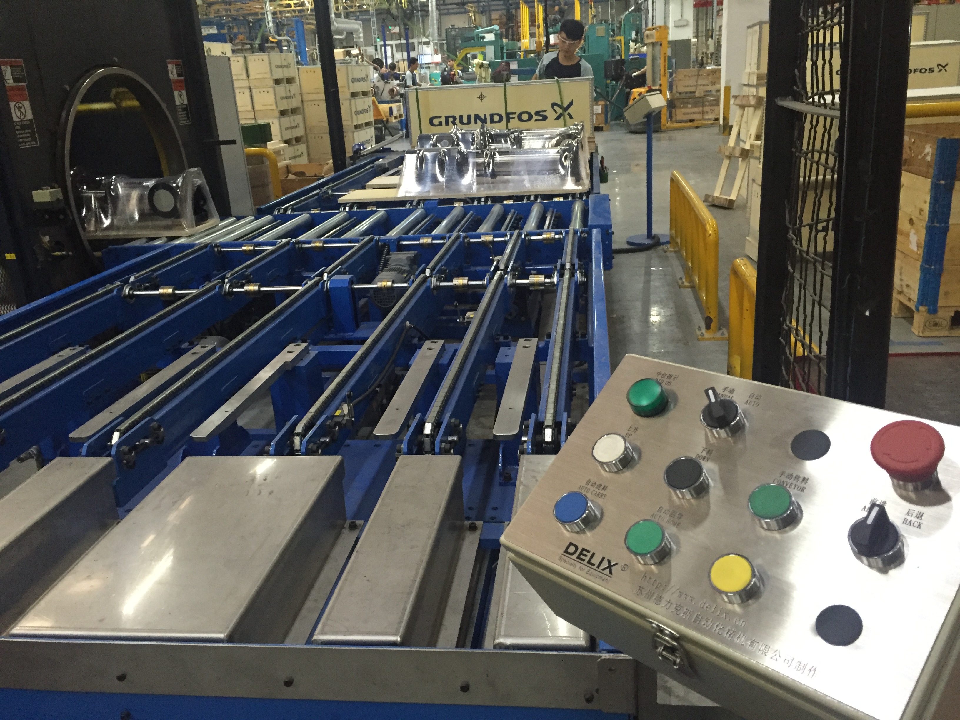 CR pump packing line